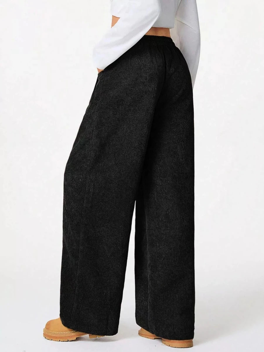 Corduroy Wide Leg Pants - Wow Store