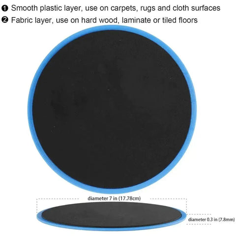 Core Exercise Sliders Set of 2 - Wow Store