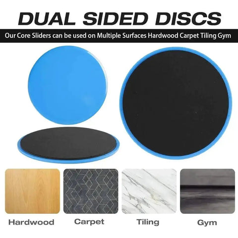 Core Exercise Sliders Set of 2 - Wow Store