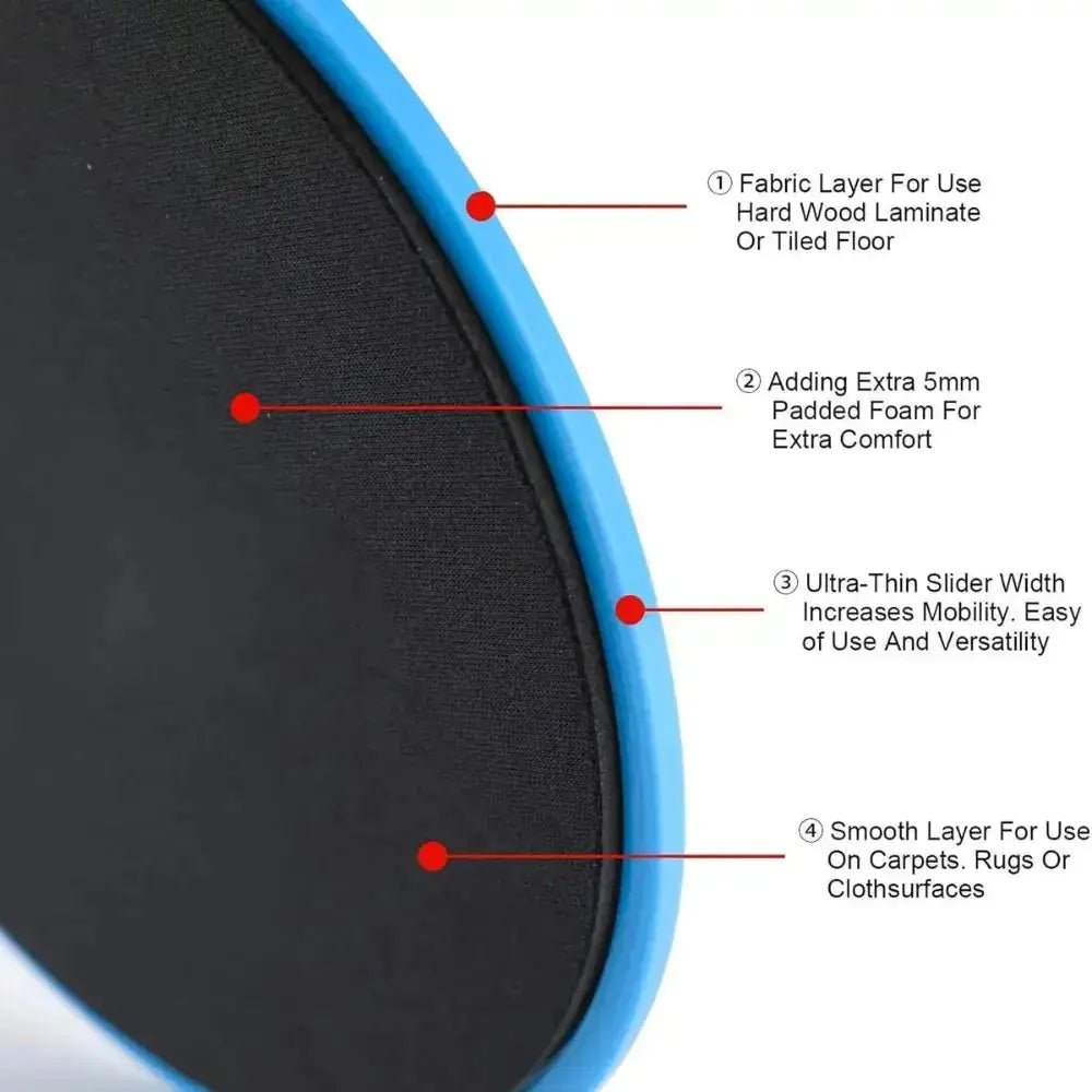 Core Exercise Sliders Set of 2 - Wow Store