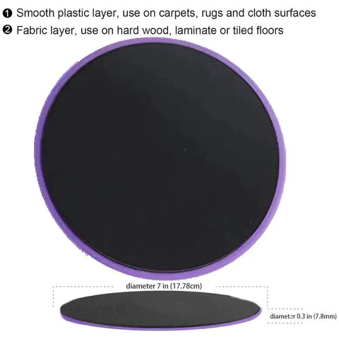 Core Exercise Sliders Set of 2 - Wow Store