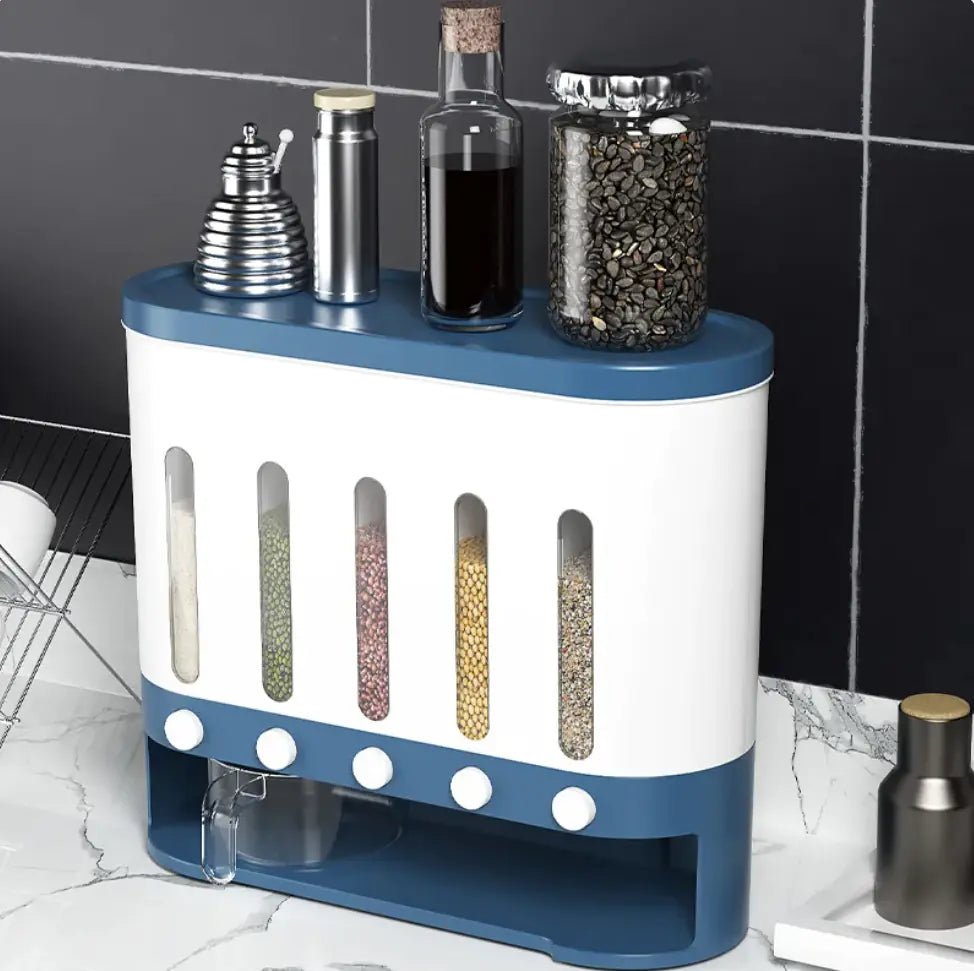 Creative Kitchen Wall - Mounted Rice & Grain Storage Solution - Wow Store