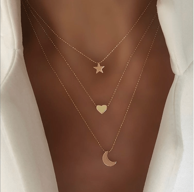 Custom Twin Layer Stripe Pendant Necklace - Wow Store