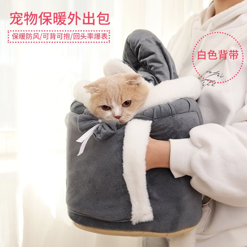 Cute Cat Backpack and Indoor Cat Bed Combo - WowStore.live