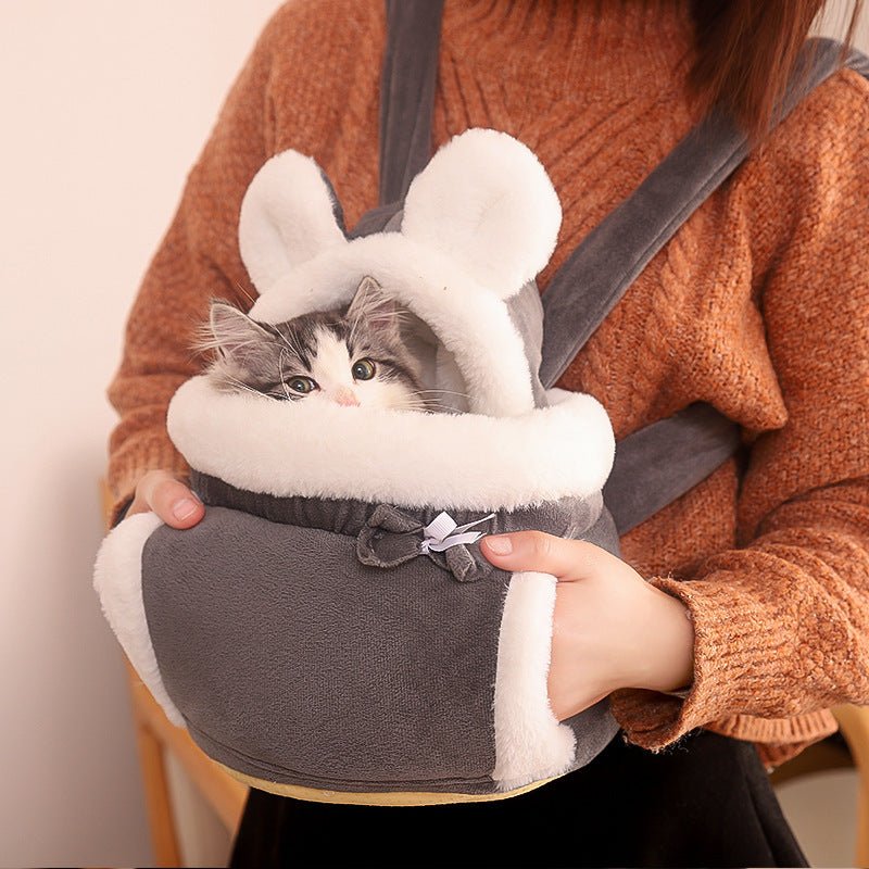 Cute Cat Backpack and Indoor Cat Bed Combo - WowStore.live