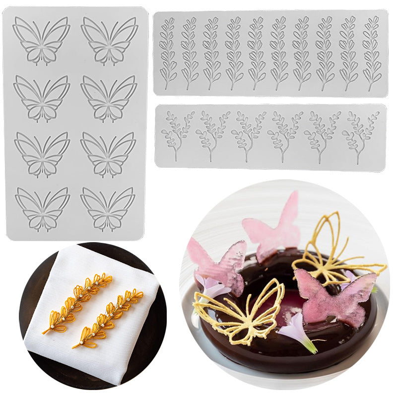 Geometric Oval Lace Silicone Tableware Mat