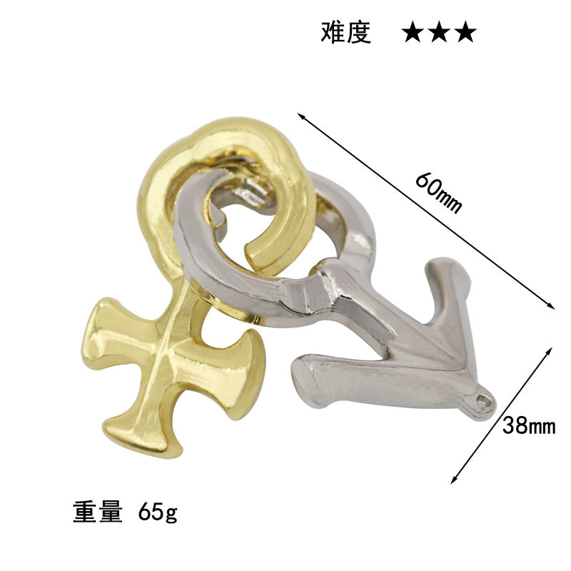 Luxury Puzzle Lock - Premium Zinc Alloy Intelligence Toy