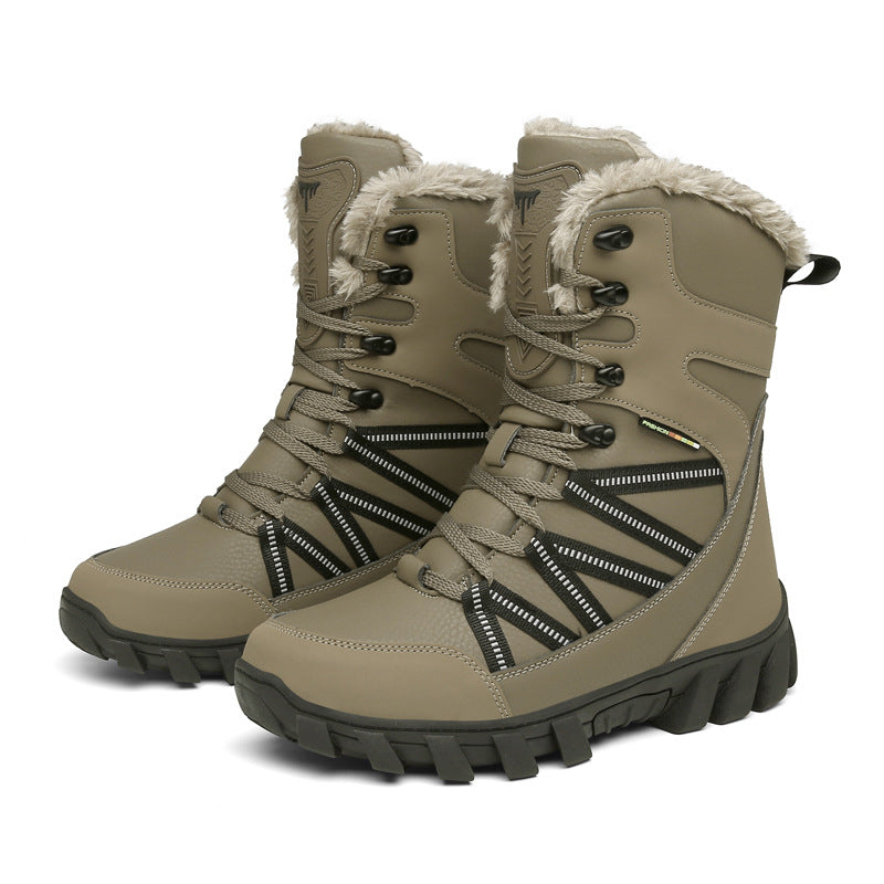 Men's Fleece-Lined High Winter Boots