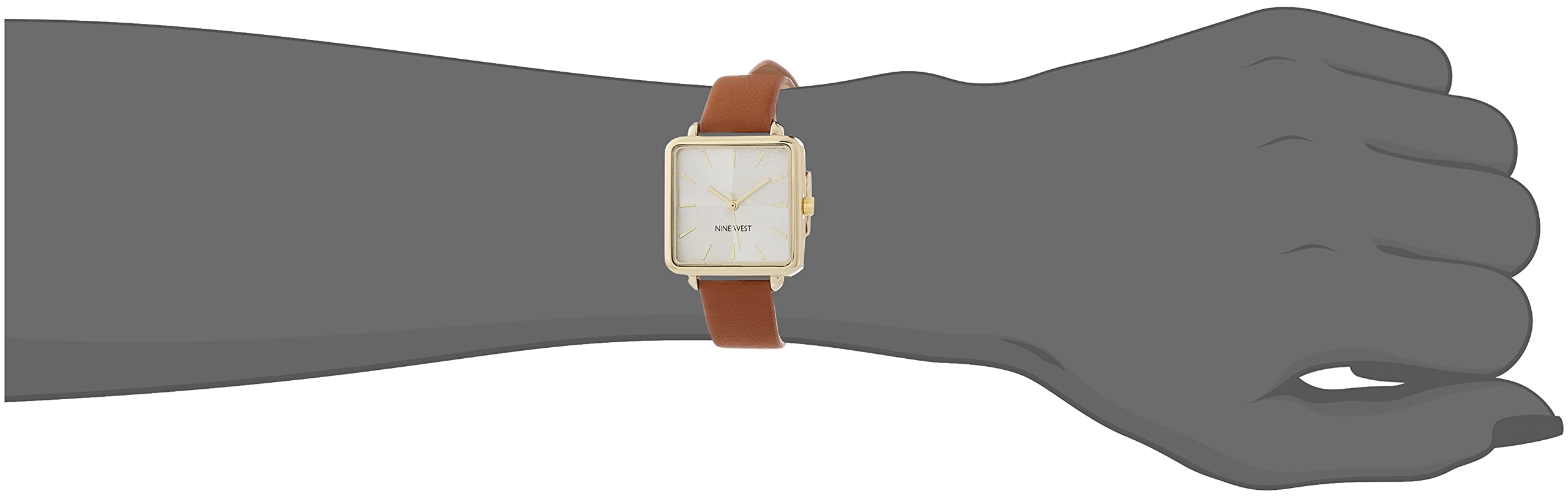Women's Strap Watch Brown/Gold
