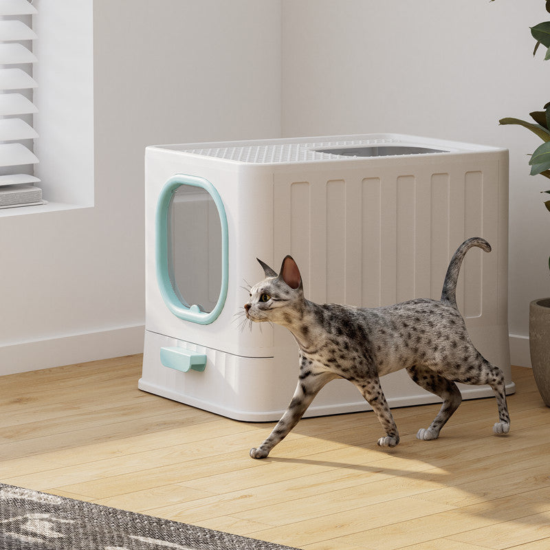 Luxury Enclosed Cat Litter Box