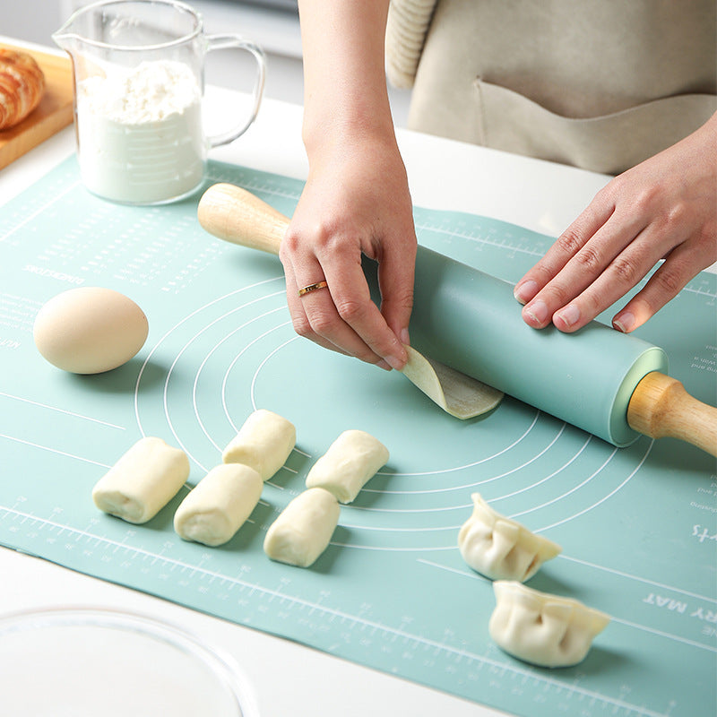 Artisan Rolling Pin & Kneading Mat Duo