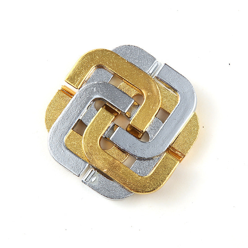 Luxury Puzzle Lock - Premium Zinc Alloy Intelligence Toy
