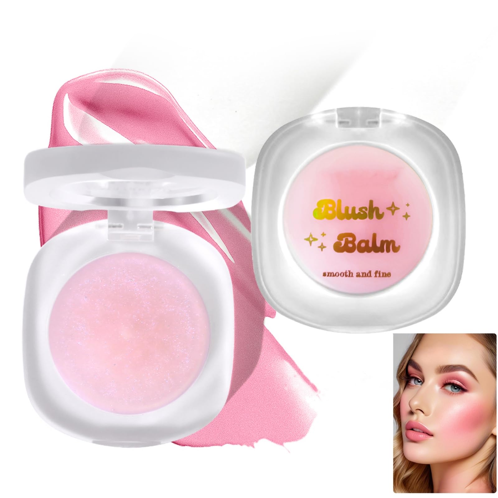Adaptive Color-Changing Blush Powder