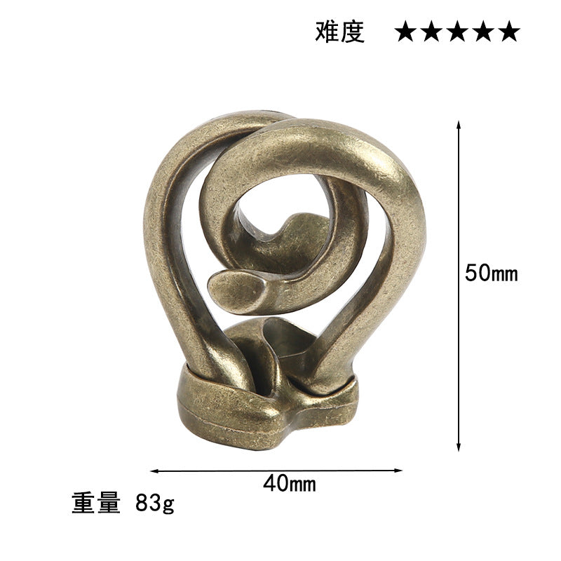 Luxury Puzzle Lock - Premium Zinc Alloy Intelligence Toy