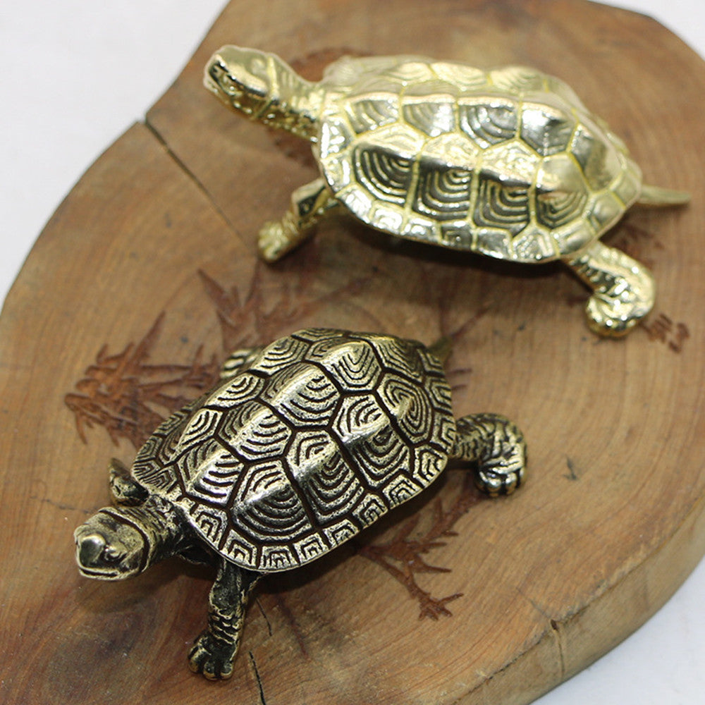 Cast Metal Turtle Ornament