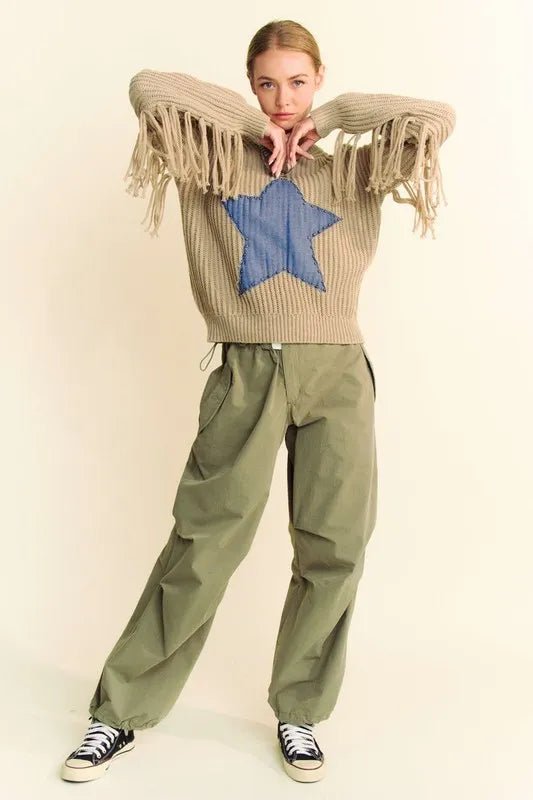 Davi & Dani Drawstring Baggy Pants with Pockets - WowStore.live