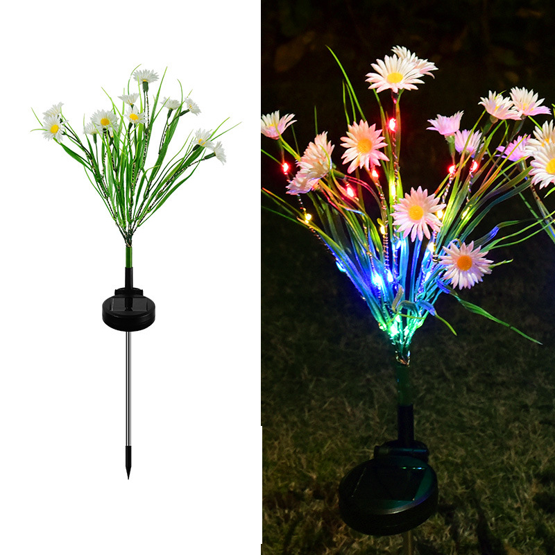 Solar Flower Stake Garden Lights