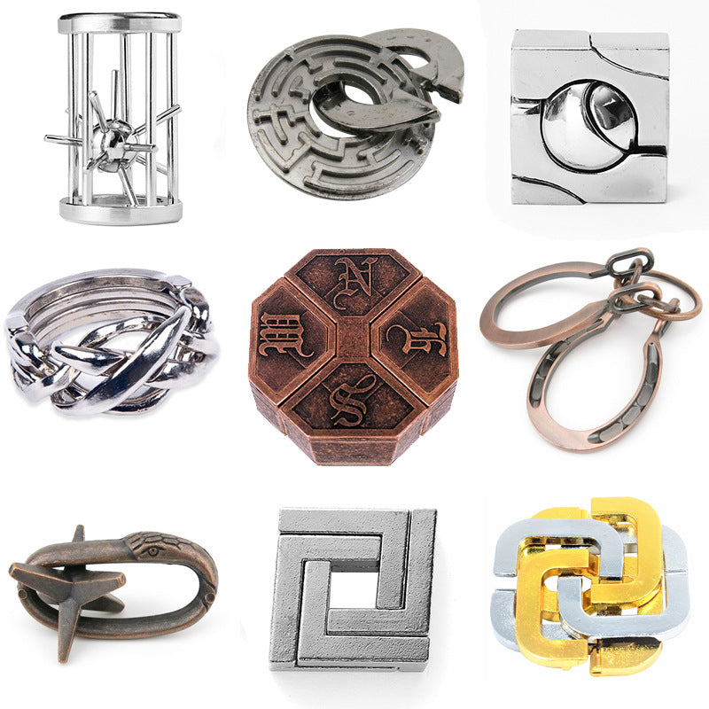Luxury Puzzle Lock - Premium Zinc Alloy Intelligence Toy