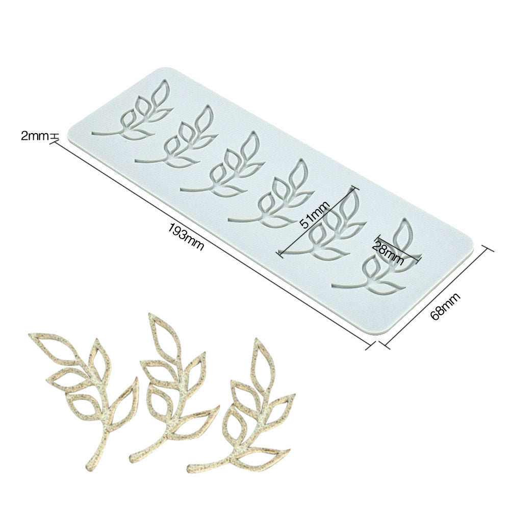 Artisan Leaf Lace Silicone Mold