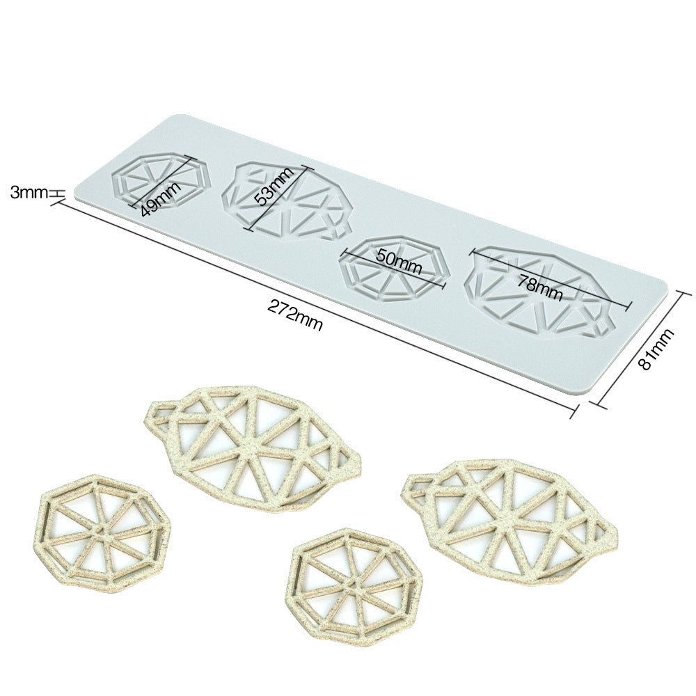 Pineapple Fruit Crisps Silicone Lace Baking Mat