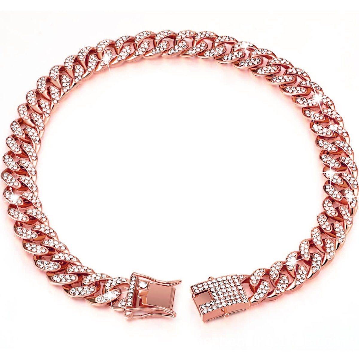 Diamond Hip Hop Dog Collar and Necklace Combo - WowStore.live