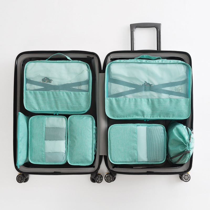 Premium Travel Organizer Bag Set - 7 Pieces