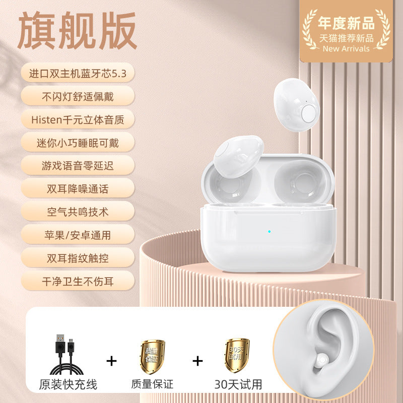 Invisible True Wireless Bluetooth Earbuds
