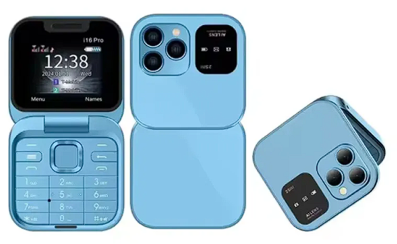 Dual Card Compact Flip Phone
