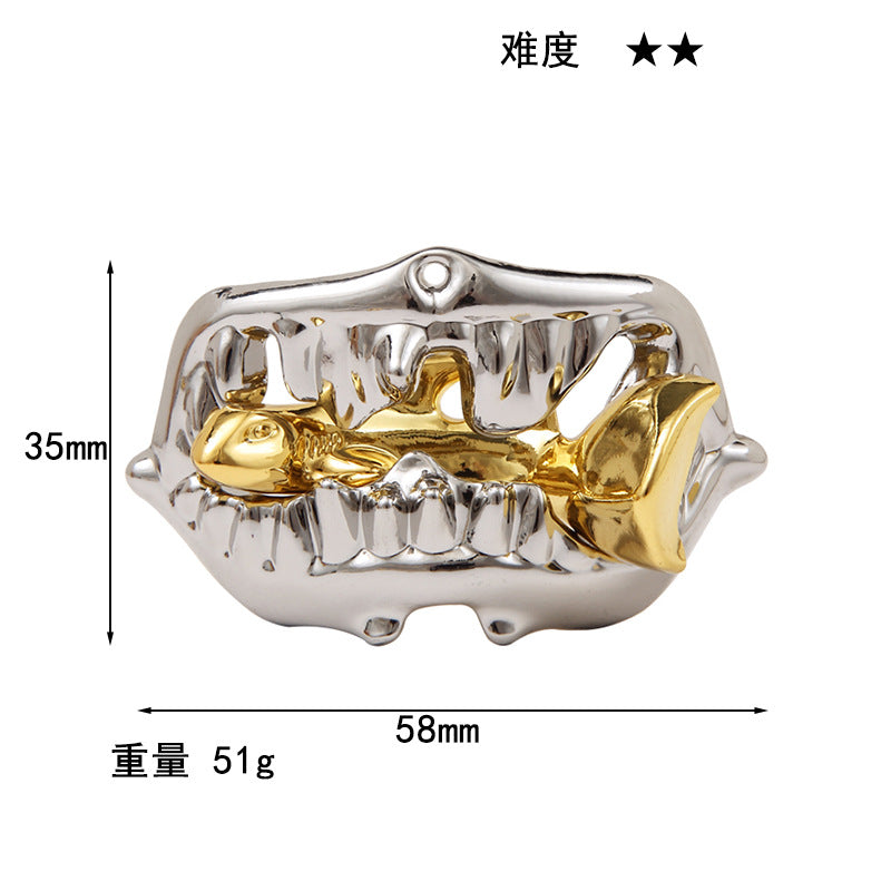 Luxury Puzzle Lock - Premium Zinc Alloy Intelligence Toy