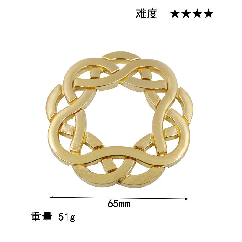 Luxury Puzzle Lock - Premium Zinc Alloy Intelligence Toy