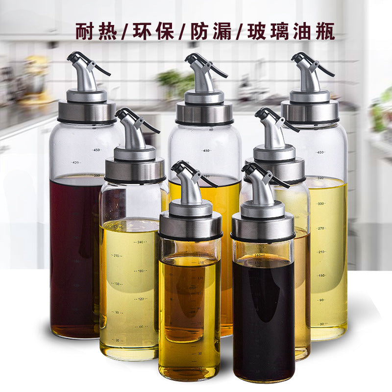 Premium Glass Spice Jars Set
