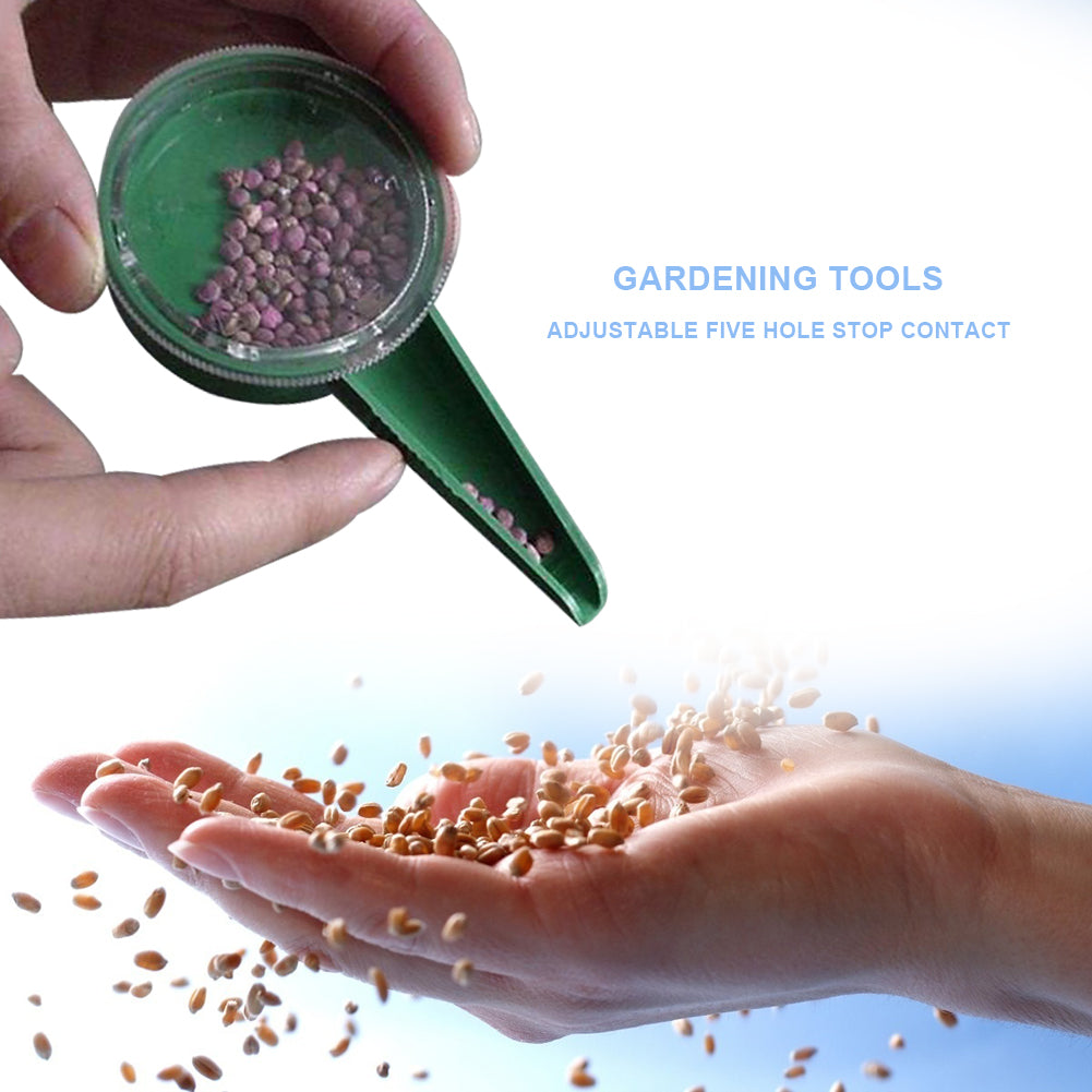 Precision Seed Planter with 5-Setting Adjustable Dial