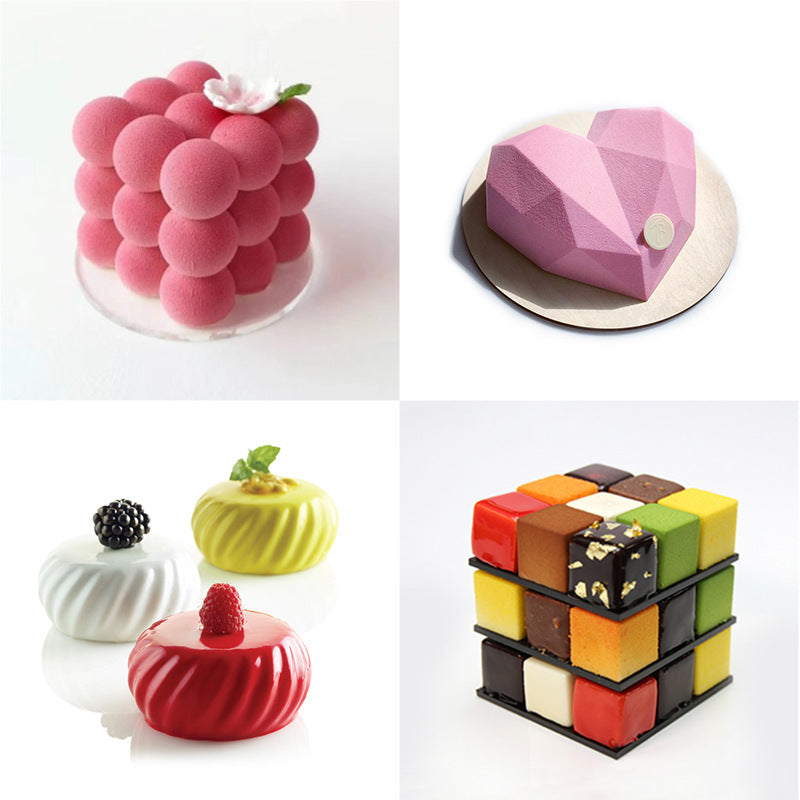 Premium Silicone Mousse Cake Molds