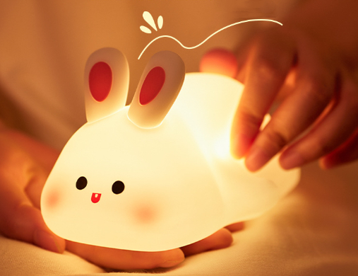 Silicone Sheep Night Light - Dimmable & Rechargeable