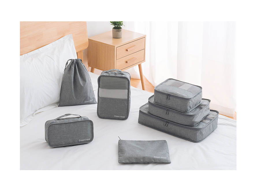 Premium Travel Organizer Bag Set - 7 Pieces