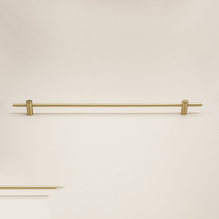Slim Bar Cabinet Handle in Brushed Gold-Tone, 6 Lengths — view 2