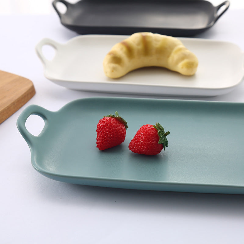 Premium Porcelain Double-Handle Baking Dish