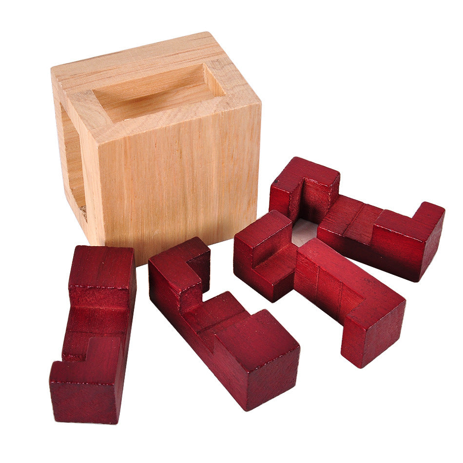 Wooden Puzzle Toy - Adult Intelligence Challenge Set