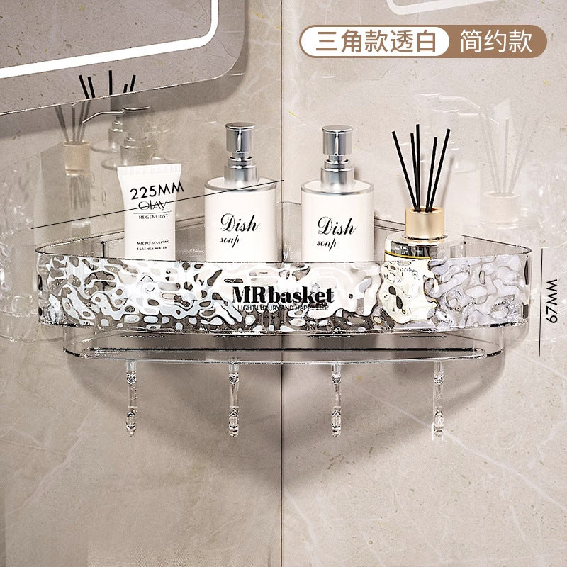 Glacier Pattern Triangular Wall Shelf