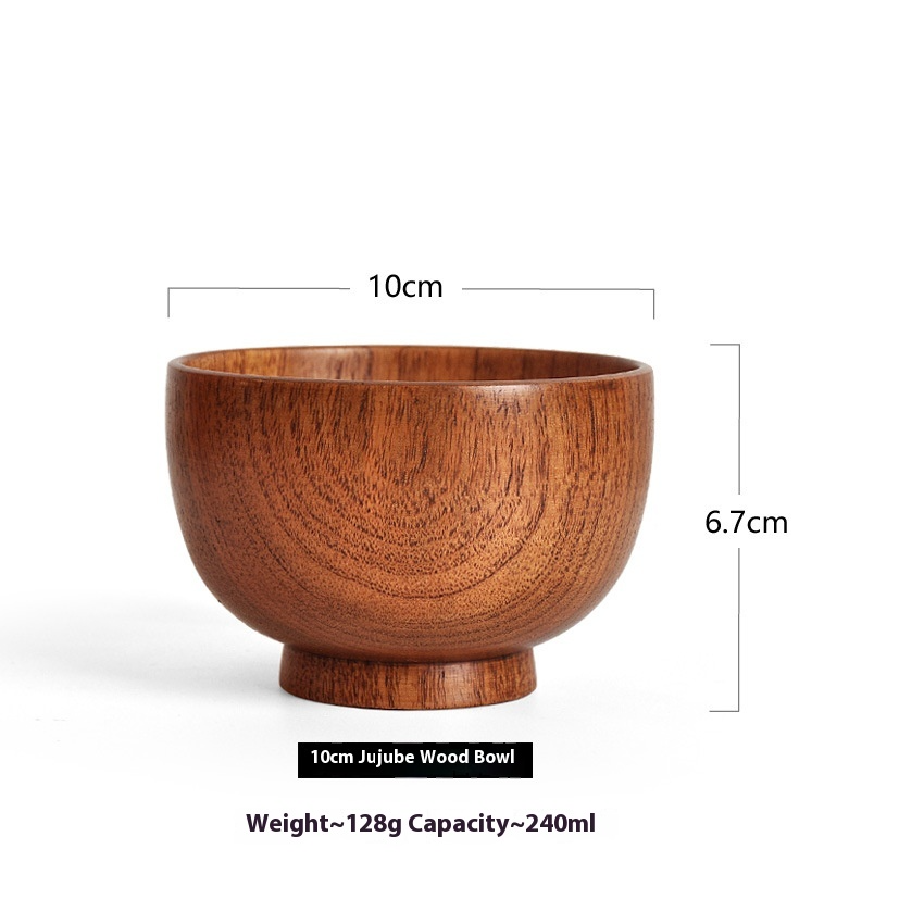 Artisan Japanese Jujube Wood Bowl