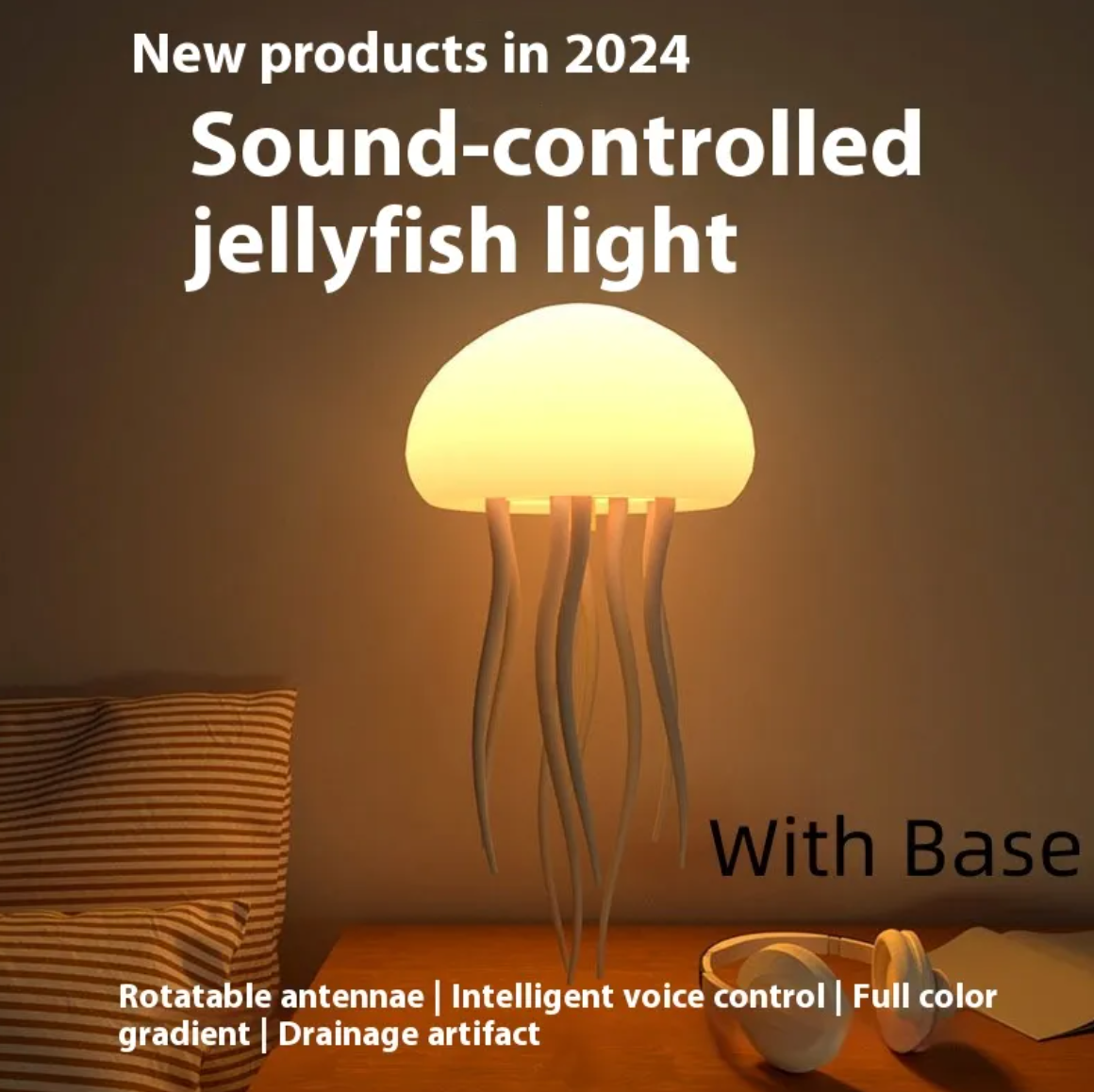 Jellyfish Mood Lamp - Smart LED Night Light