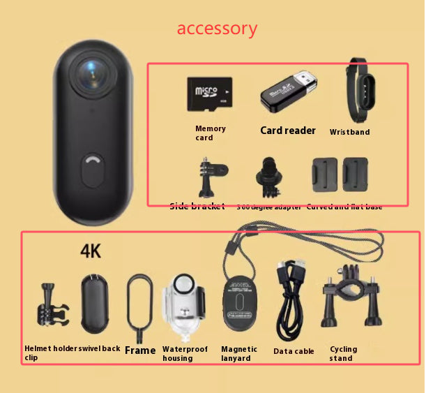 Ultra-Compact 4K Waterproof Action Camera