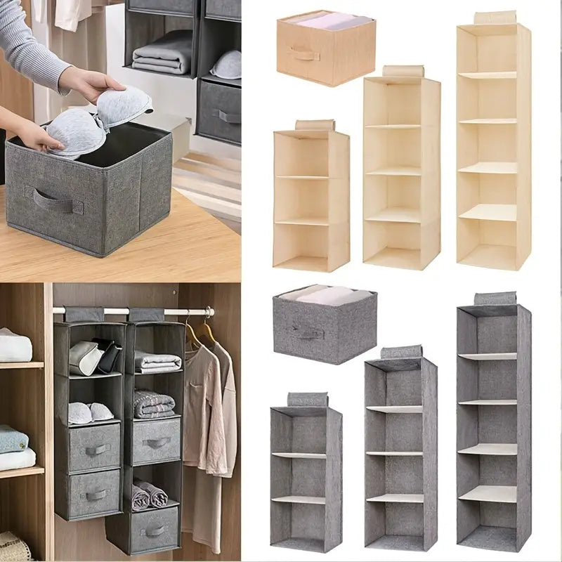 Layers Wardrobe Hanging Storage Organizer