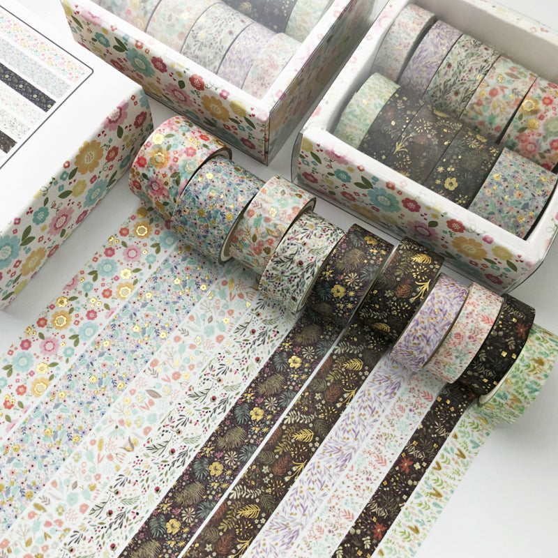 Luxury Decorative Handwriting Tape Collection - 10 Rolls