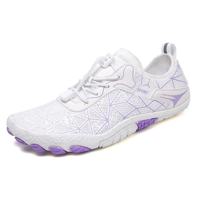 Elastic Lock Laces Mesh Contrast Breathable Athletic - Wow Store