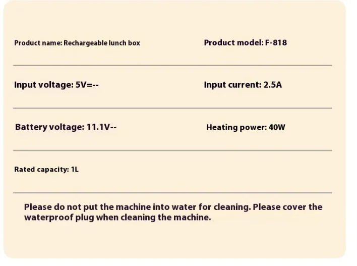 Electric Heated Lunch Box XL - Portable Food Warmer, Stainless Steel | WOW Store - Wow Store