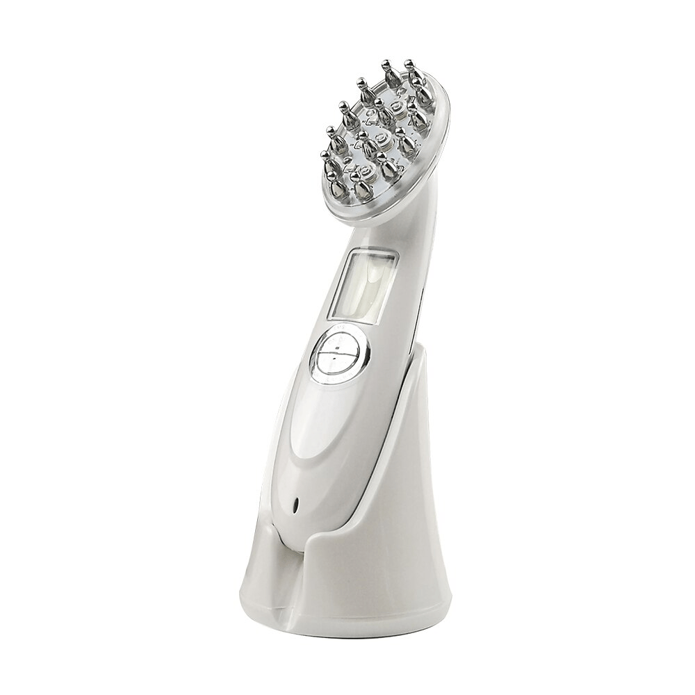 Electric Laser Hair Growth Comb Infrared EMS RF Vibration Massager Microcurrent Hair Care Hair Loss Treatment - Wow Store
