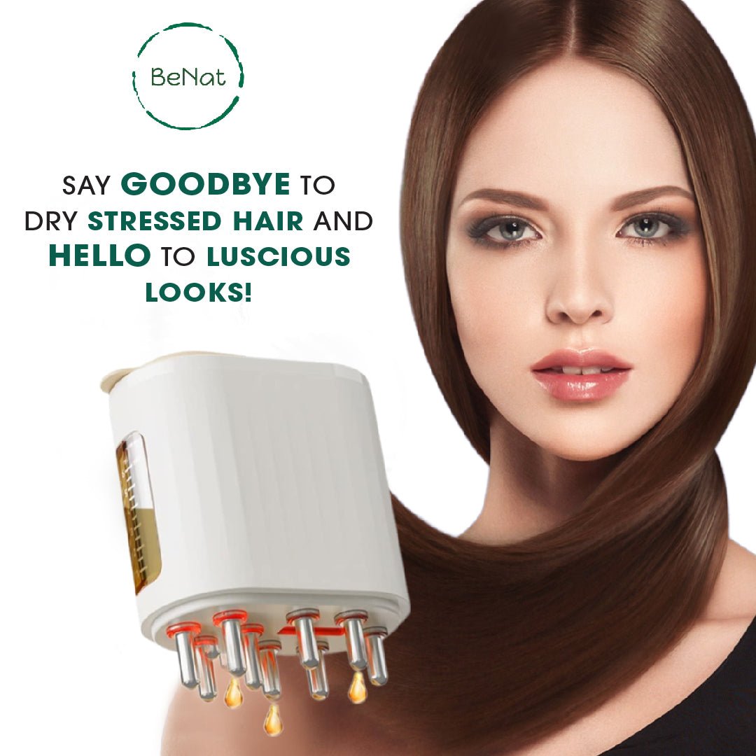Electric Oil Applicator and Vibration Scalp Massager 2 in 1. - WowStore.live