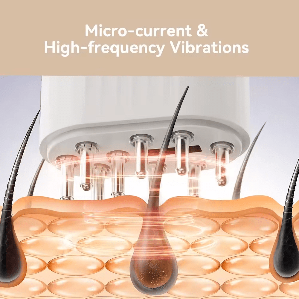 Electric Oil Applicator and Vibration Scalp Massager 2 in 1. - WowStore.live