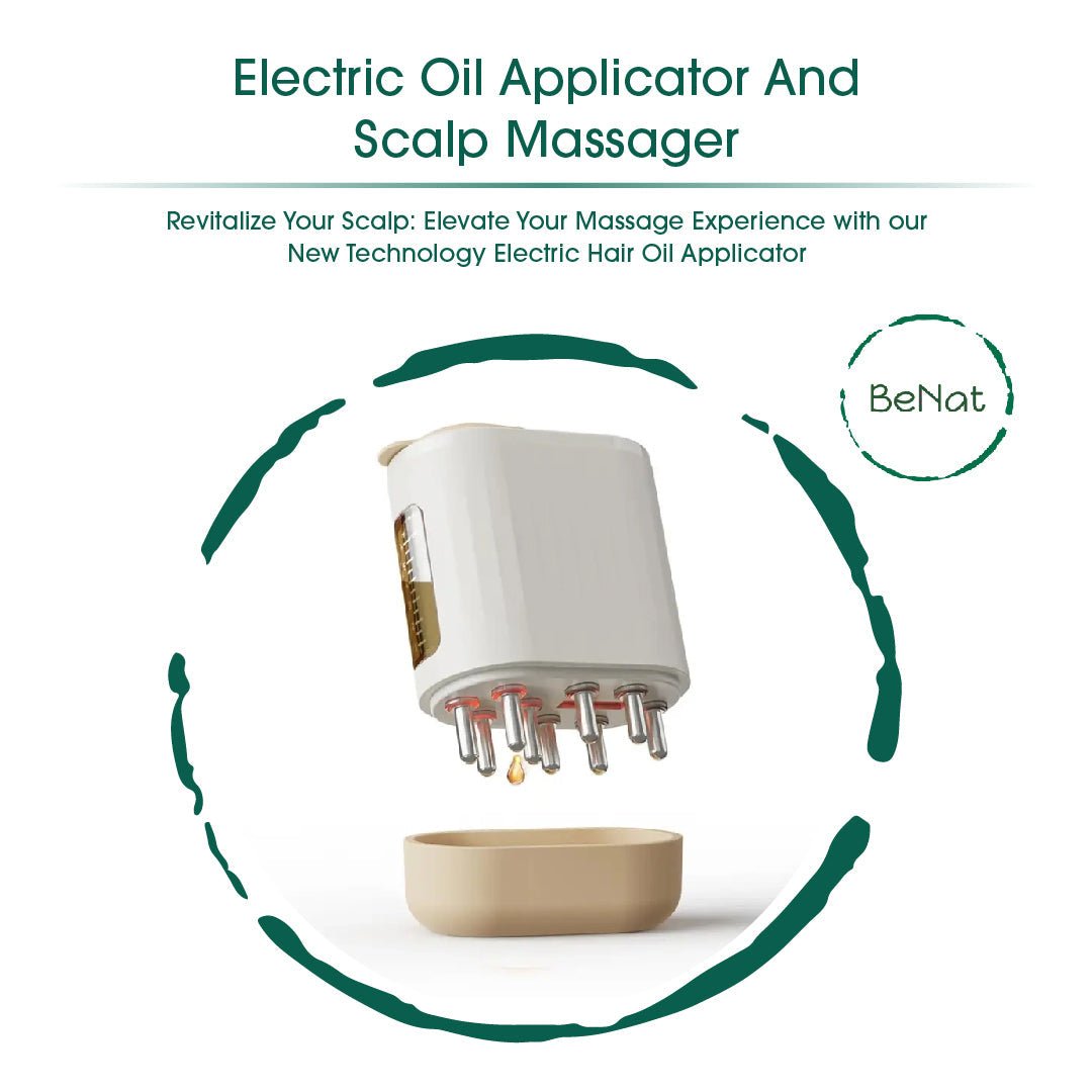 Electric Oil Applicator and Vibration Scalp Massager 2 in 1. - WowStore.live